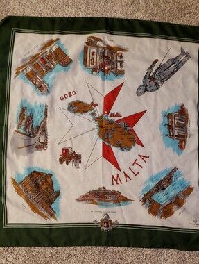 👯‍♀️2FOR 20 Vintage Alberto Serra - Signed "A2 Foulard Alberto Serra"